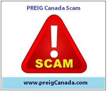 PREIG Canada Scam