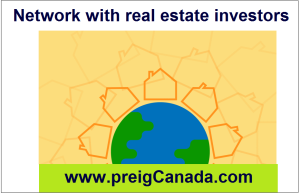 Network with real estate investors