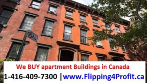 We Buy Apartment Buildings in Canada