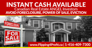 Instant CASH to avoid FORECLOSURES